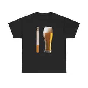 BEER AND CIG COMBO - GRAPHIC TEE