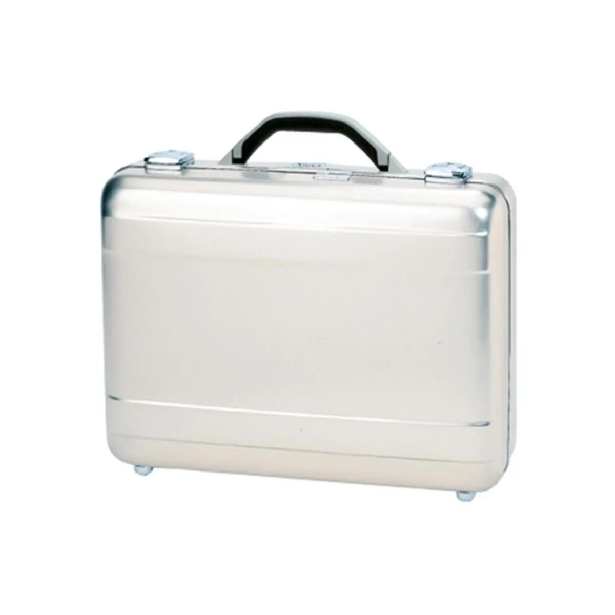 212 MAIN Men's Molded Aluminum Attache Case - Silver, Lockable, Expandable, 5x13x18 in., Lock