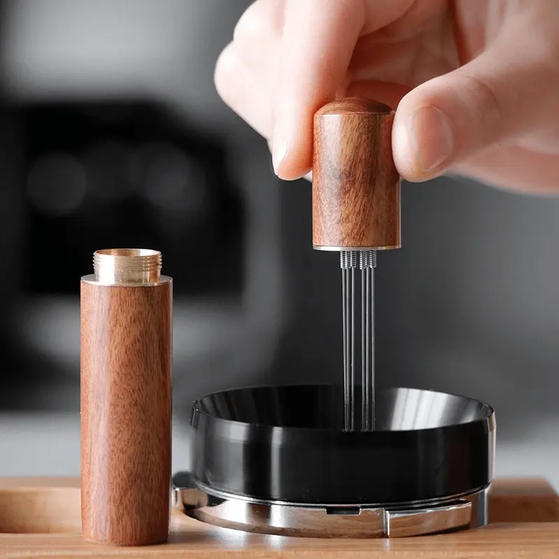 Espresso Coffee Stirrer Distributor Needle Stainless Steel Coffee Powder Tamper Wdt Tool Coffee Stirring Barista Accessories Coffee Making Tool Coffee Brewing Accessories