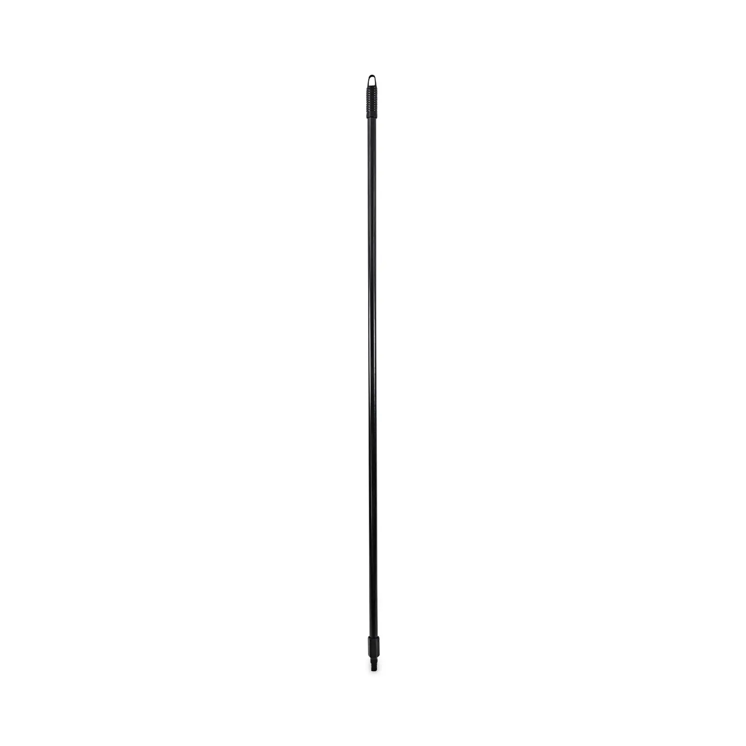 Fiberglass Broom Handle Nylon Plastic Threaded End 1" dia x 60" Black BWK636