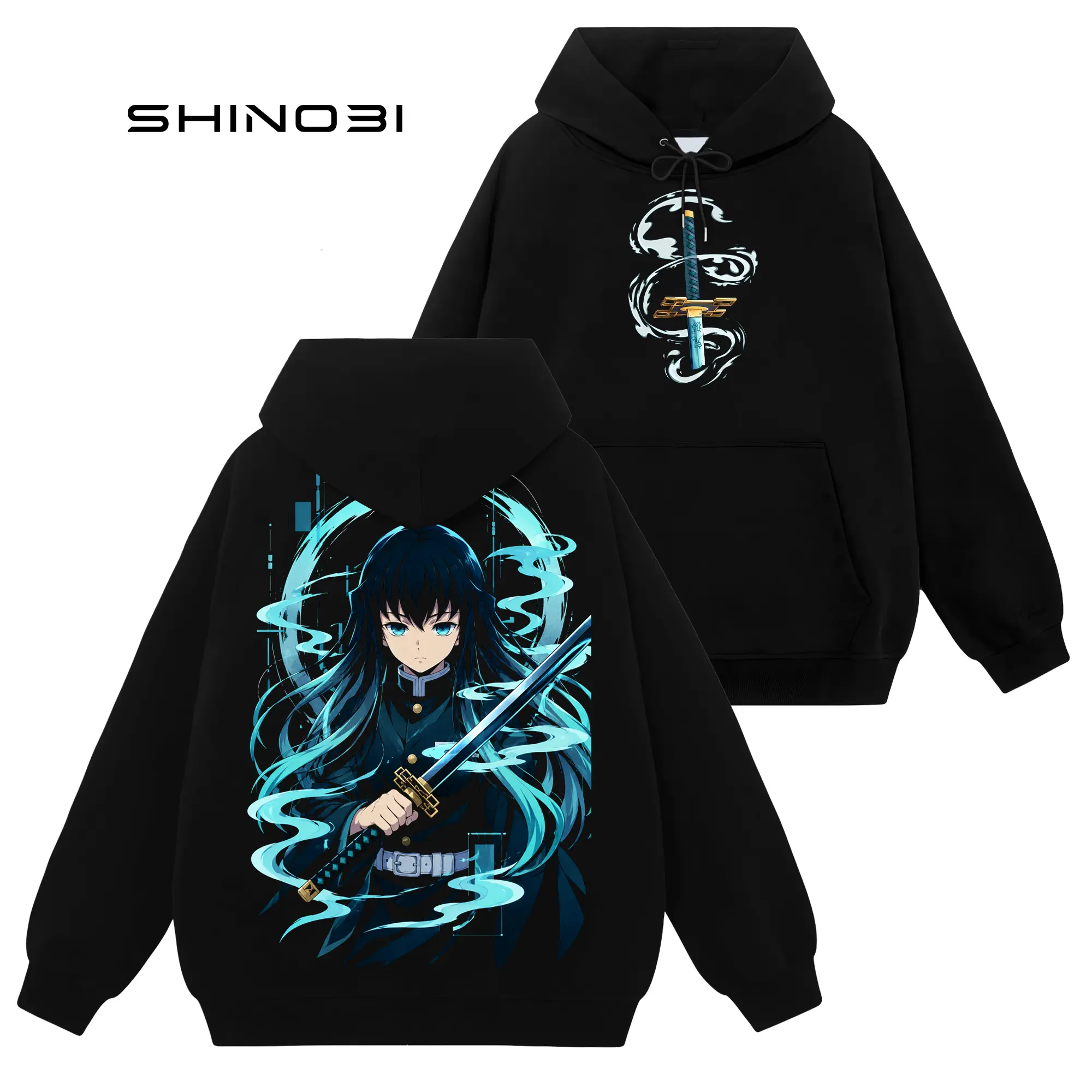 [Shinobi Shop] Tokito Muichiro - Demon Slayer Kimetsu No Yaiba #310 Hoodie T-Shirt Sweatshirt, Retro Vintage Unisex Graphic 90s Cotton, Gift For Wibu, Anime Manga Y2K Streetwear