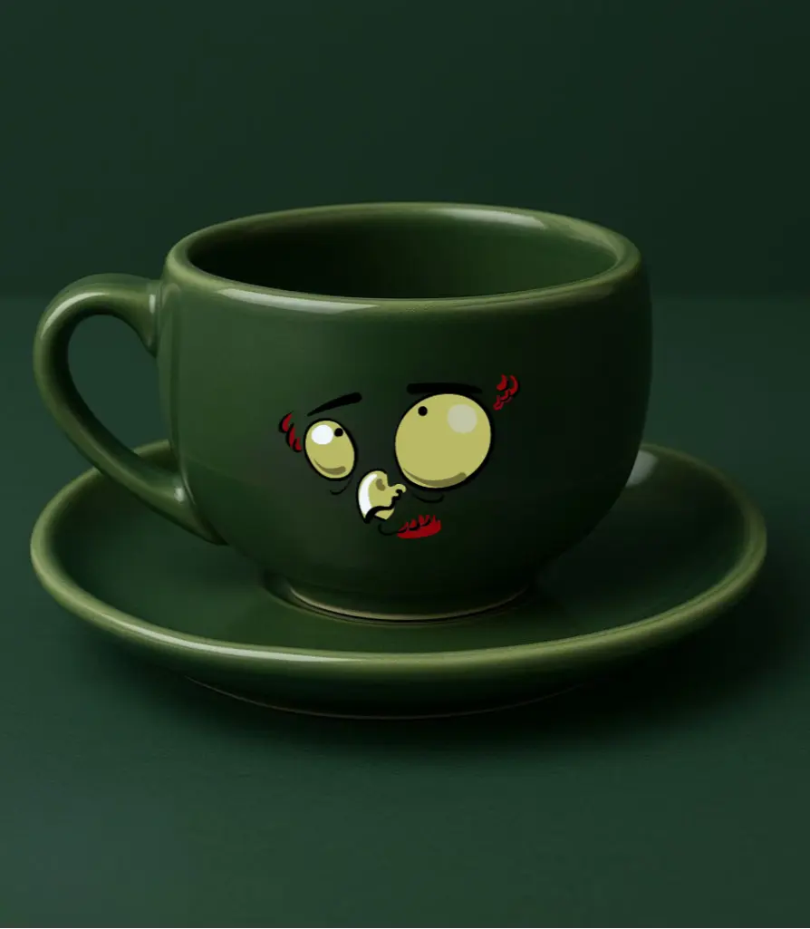Taza de Capuchino Verde