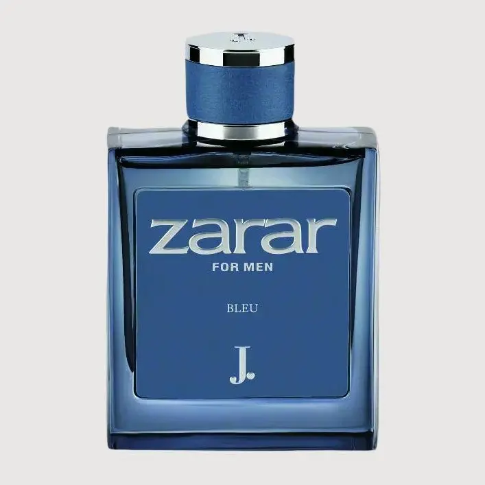 J. Fragrances Zarar Bleu Eau de Parfum 100ml Men's Cologne - Citrus, Woody, Musky Aromatic Perfumes with Lemon, Bergamot & Musk Notes, Long-Lasting