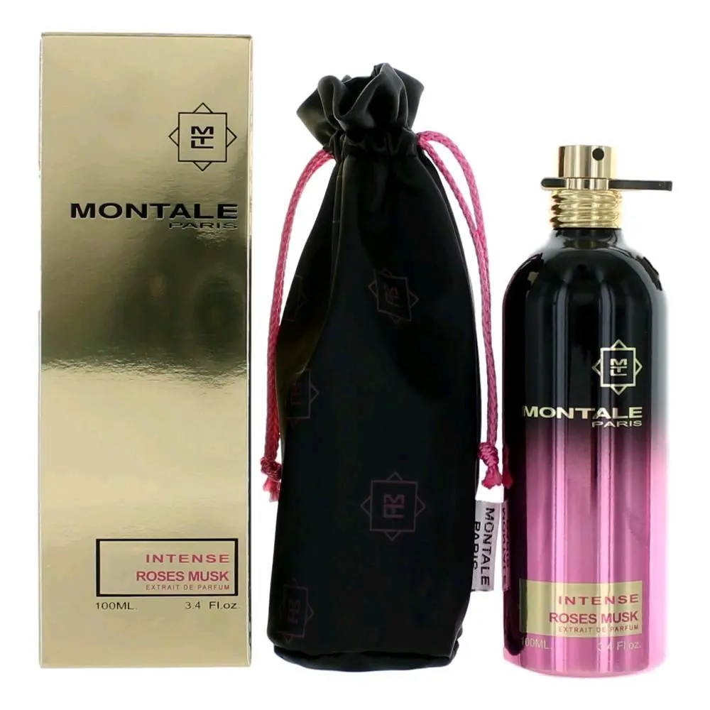 Montale Intense Roses Musk, 3.4 oz Extrait De Parfum Spray, an Aromatic Women's Fragrance with Floral Musk Notes for a Lasting Signature Scent, Eau De Parfum Spray Women's Fragrance, Botanical Floral Women's Fragrance