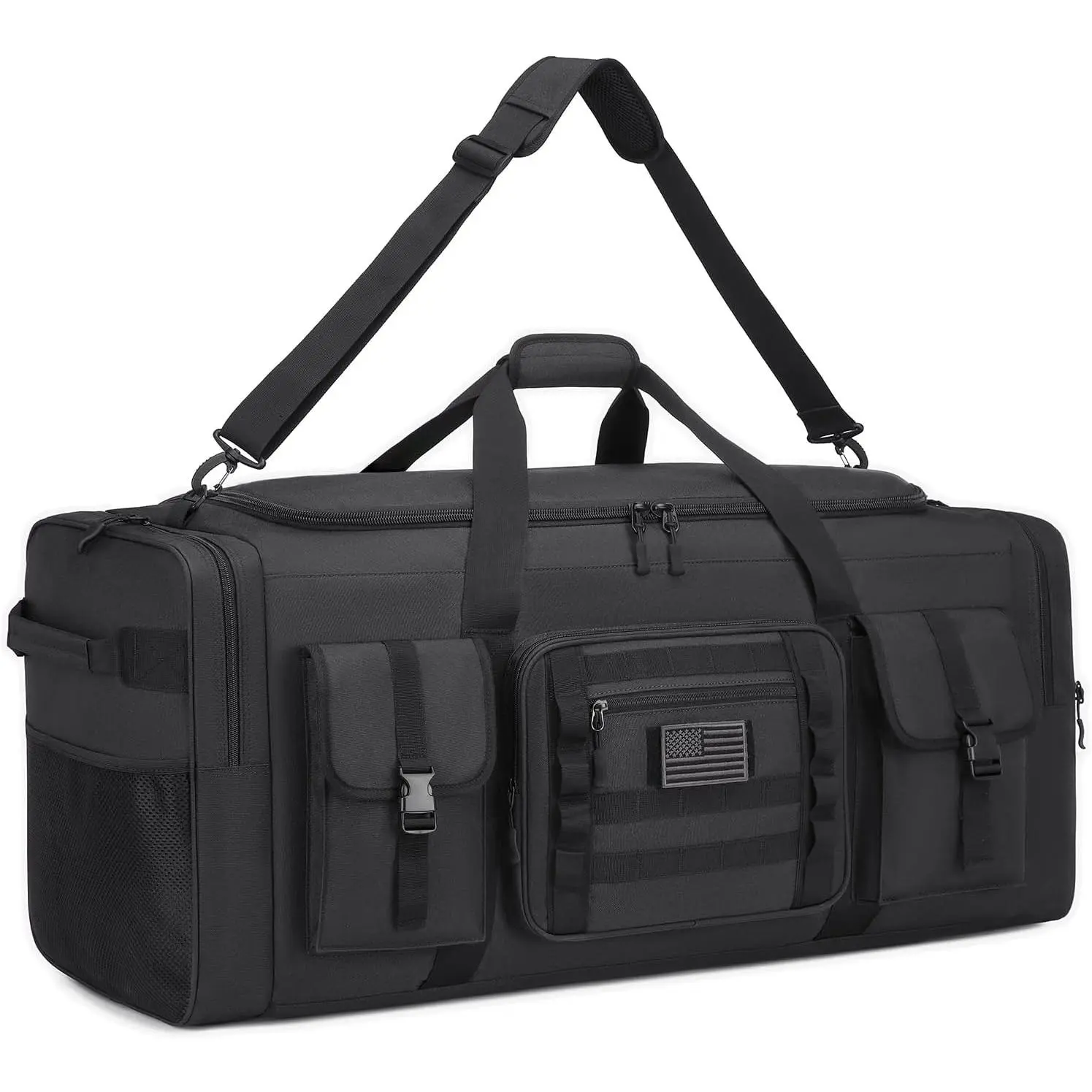 135L 37"  Duffle Bag for Men, Heavy Duty Duffle Bag for Travel with Adjustable  Strap,  Gym Equipment Bag for Soccer/Baseball/Basketball/Hockey