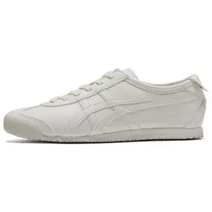 Onitsuka Tiger MEXICO 66 Cactful Round-Toe Lace-Up Slip-Resistant Low-Top Casual Shoes for Men and Women in White Trending Shoes, House White Official Shoes to Get / Maison Mihara Verifiable, with credentials and supporting global authentication
