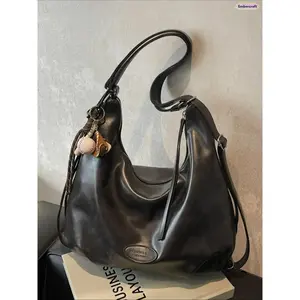 Large Backpack for Women, Vintage Crinkle Travel Bag, Roomy Shoulder Backpack for College, Commute, Work, Daily Use