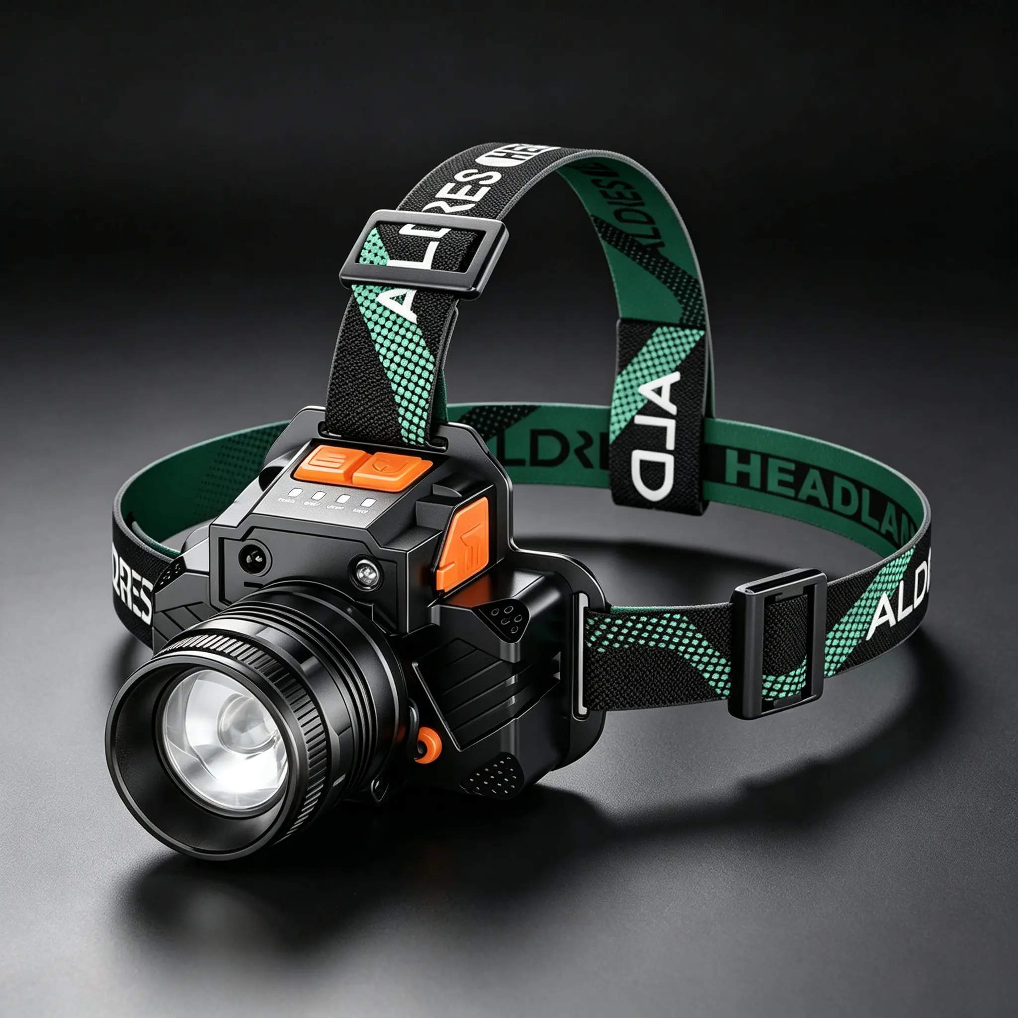 Zoomable Focus LED Headlamp with Smart Sensor, Battery Indicator & USB Phone Charging, 90° Adjustable Head for Cycling Camping Outdoor Activities waterproof headlight power outage emergency
