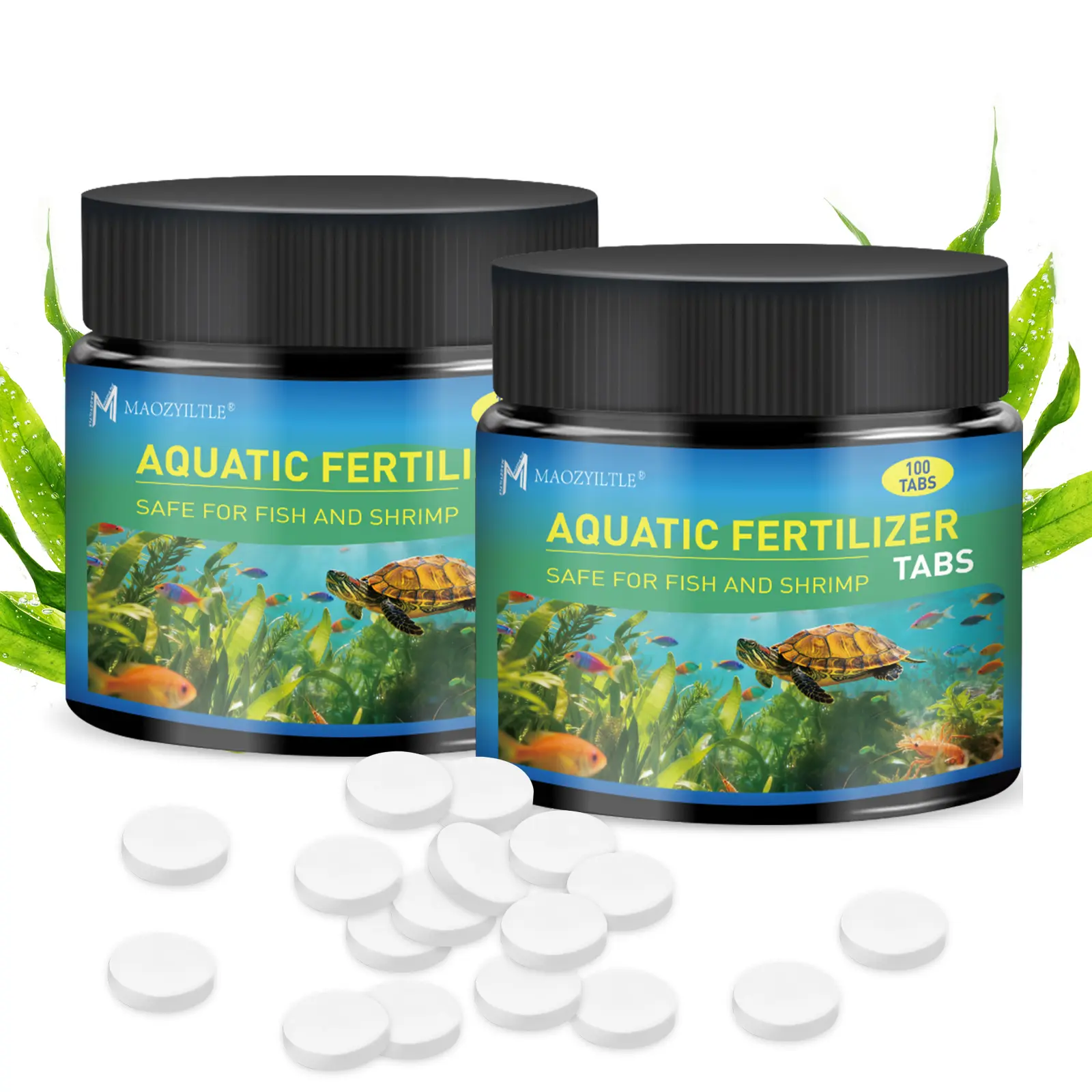 Root Tabs Freshwater Aquarium Plant Fertilizer, Slow-Release 100 Tabs 1g/Tab, Safe for Fish and Shrimp, for Planted Aquarium Substrate