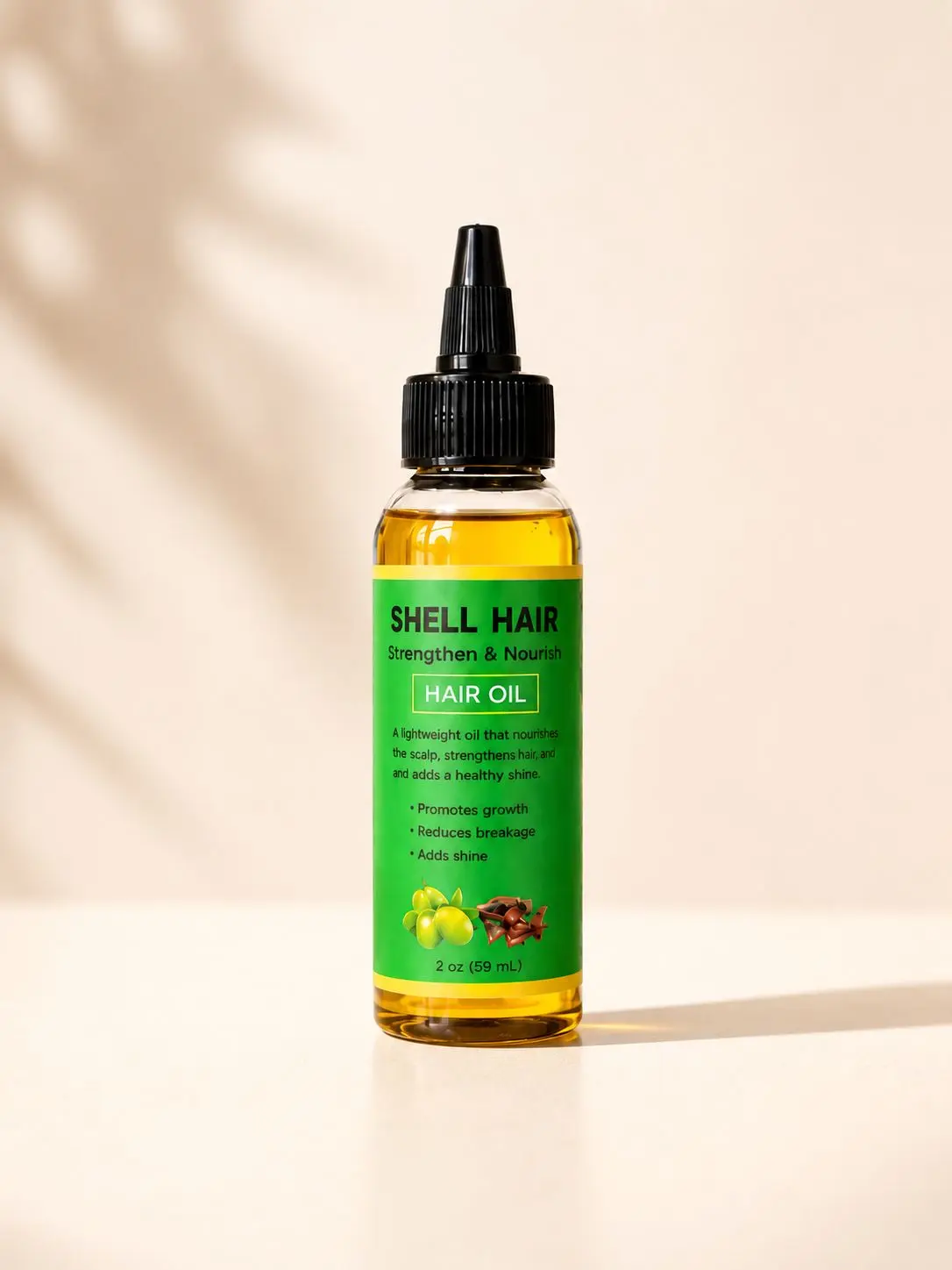 Shell Hair oil 2 oz sample