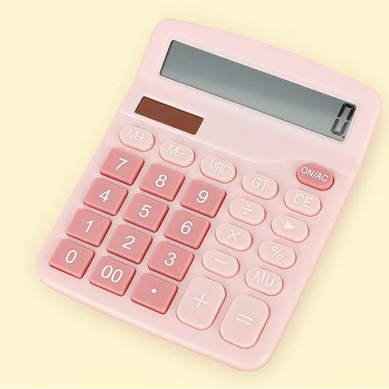 Solar and Battery Dual Powered Calculator without Battery, Calculator Price, Calculator with Display, Large Screen Electronic Calculator, Accounting Supplies for Office & Home