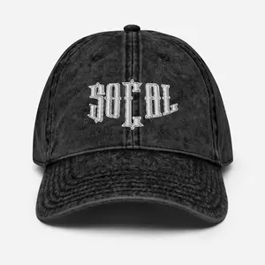 Socal White - Vintage Cotton Twill Cap