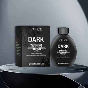 Bronze Skin Tanning Lotion for Outdoor Use, Dark Tanning Lotion, Improves Uneven Skin Tone, Moisturizing and Refreshing for Summer Sun Care, Moisturizing Tanning Cream