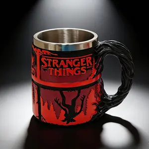 New Stranger Things Coffee Mugs, Resin Coffee Cup, Gift for Friends, Birthday Present, Valentine's Day Gift, Office Home Milk Cup, Travel Mug, Beverage Mug