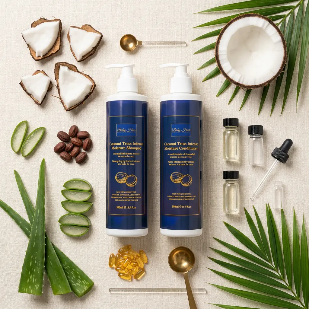 Baby Hair Baby Soft Coconut Tress Intense Moisture Shampoo & Conditioner Pack daily haircare