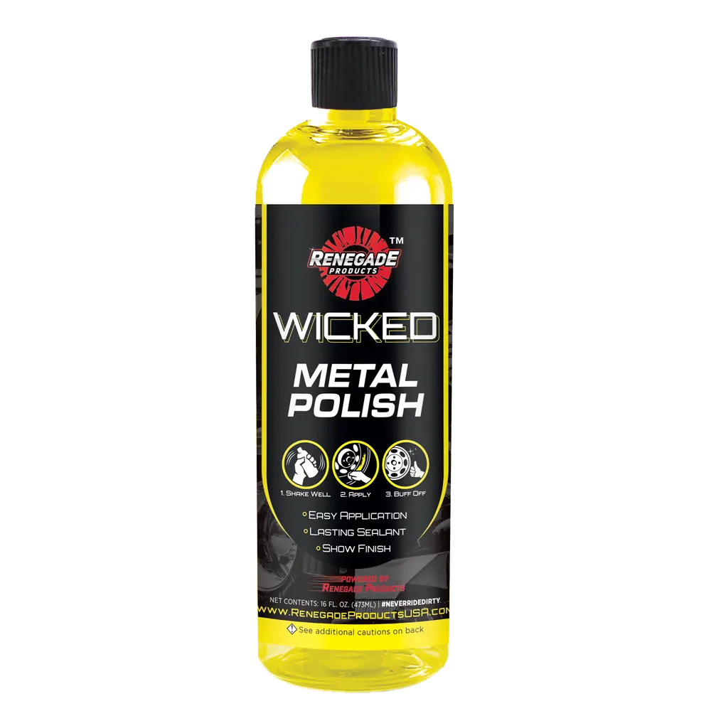 Renegade Products Wicked Metal Polish 16oz – Multi-Surface Polish for Aluminum, Brass, Copper, Stainless Steel & Chrome