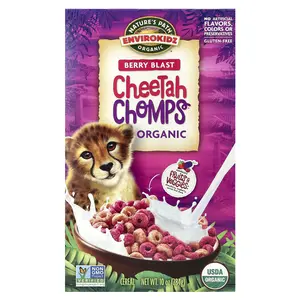 Nature's Path EnviroKidz, Organic Cheetah Chomps® Cereal, Berry Blast , 10 oz (284 g)