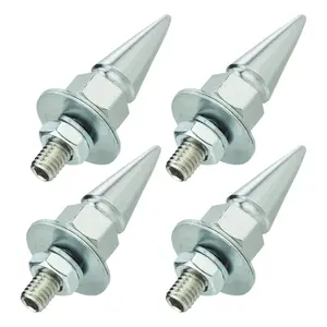 Spike License Plate Bolts Car Tag Screws Anti-Theft Car Plate Frame Fastenings for Most Motorcycle
