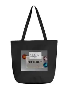 QWHYET "GOD DID" Tote Bag