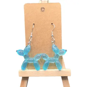 Balloon Dog Earrings Adorable Animal Jewelry for Women and Girls in Multiple Colors Unique Design Versatile and Stylish Accessory