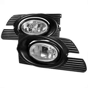 2001-2002 Honda Accord Sedan H11 Fog Lights Kit (Chrome Housing/Clear Lens)