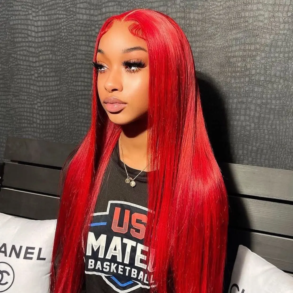 Hot Red Straight