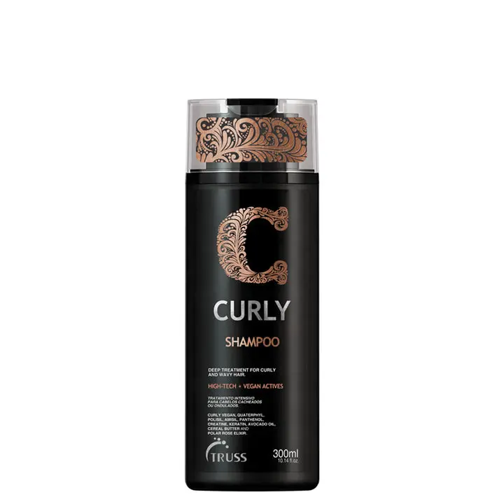 Truss Anti-Frizz Cleansing Shampoo for Curly Hair - Gentle Surfactants, Frizz Control, Fragranced Haircare Liquid Cleanser - 300 ML/10.14 FL.OZ Single Item, 300Ml, Wavy, Scented, One Bottle