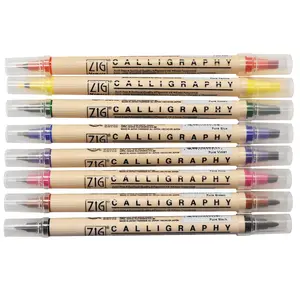 Zig Memory System Calligraphy Marker, Set of 8