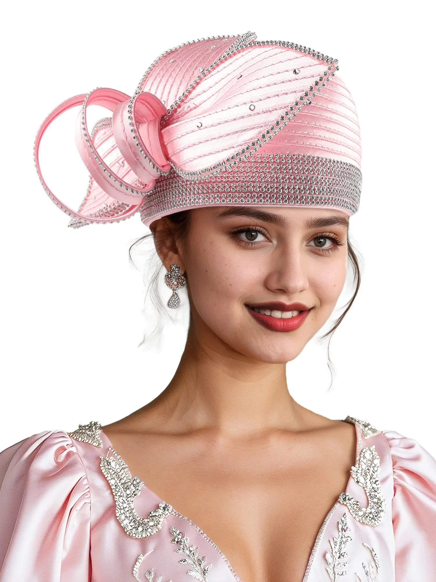 1 PC Womens Derby Hats Kentucky 2026 Fascinator Church Tea Party Wedding Adjustable Wide Brim Hat with Removable Flower