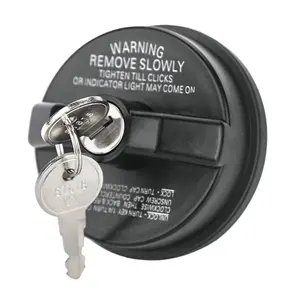 Locking Fuel Cap Replacement for Chrysler Dodge Jeep Ram Models Black ABS Material Compatible with Challenger Wagon 1500 Cherokee Wrangler JK/TJ Compass Patriot