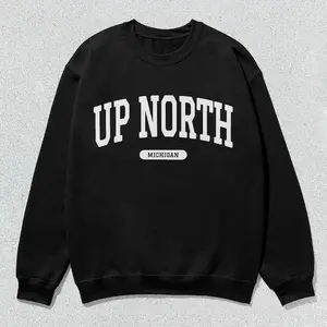 Up North Sweatshirt Michigan Collegiate Crewneck Sweater Unisex