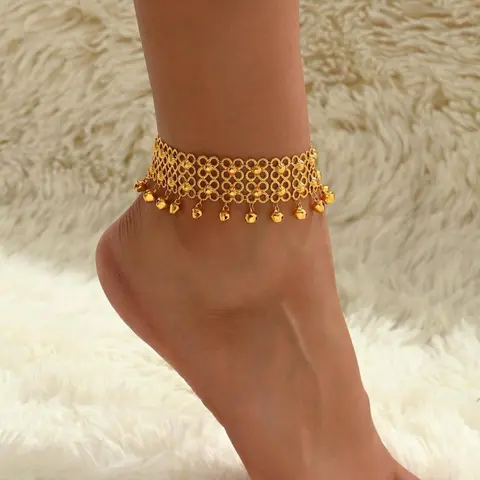 Fashionable Minimalist Temperament Bells Design Anklets, Casual Versatile Party Accessories for Women, Trendy All-match & Exquisite Jewelry for Birthday Gift, Trendy Jewellery Accessories, Foot Jewelry, Fashionable Accessory