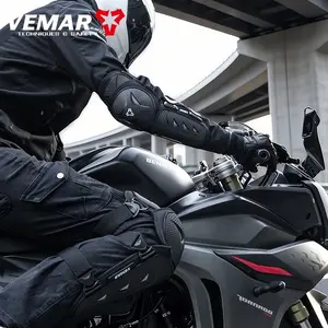 Vemar Motorcycle Knee Elbow Protector Set, Men Women 4 Piece Off-Road Racing Protection Gear, Atv Dirt Bike Riding Anti-Fall Elbow and Knee Guards