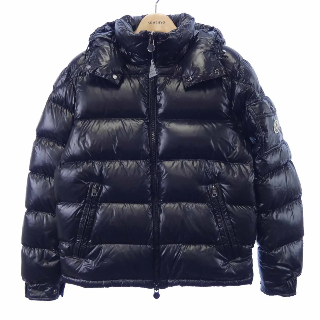 Pre-owned MONCLER Nylon Small Leather Goods MAYA Down Jacket