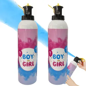 Gender Reveal Fire Extinguisher Color Powder Corn Starch  Color Blasters: 2 Pcs Pink Blaster  With Pink Smoke Suitable For Gender Reveal Party