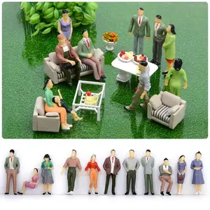 10/20/25/50Pcs 1:75/1:50/1:42/1:30/1:25 Scale New People Figures ABS Model Building Passengers DIY Character Mixed Color Pose