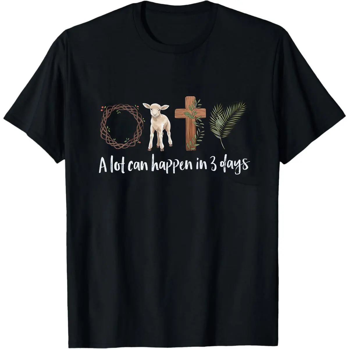 Women's Classic Unisex Religious "He Is Risen" Graphic Soft Cotton Crewneck Short Sleeve Tee, Easter & Good Friday Christian Holiday Casual Top, Perfect For Spring Daily Outfits, please check size chart before ordering camiset as