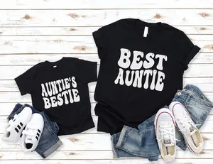 Matching Auntie & Bestie Shirt, Auntie's Shirt, Gift For Aunt From Niece and Nephew