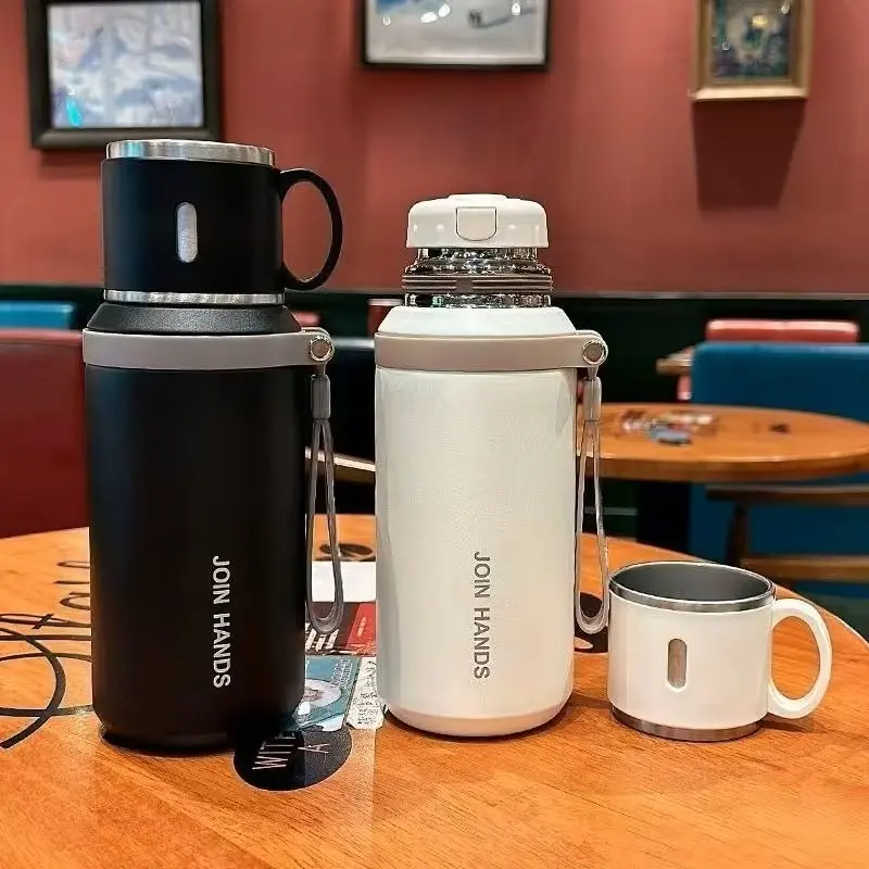 600ML Thermal Water Bottle Stainless Steel Thermos Bottle Keep Cold and Hot