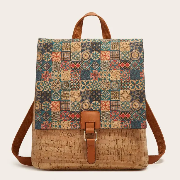 H243-New elegant fashion backpack large capacity personality commuter bag
