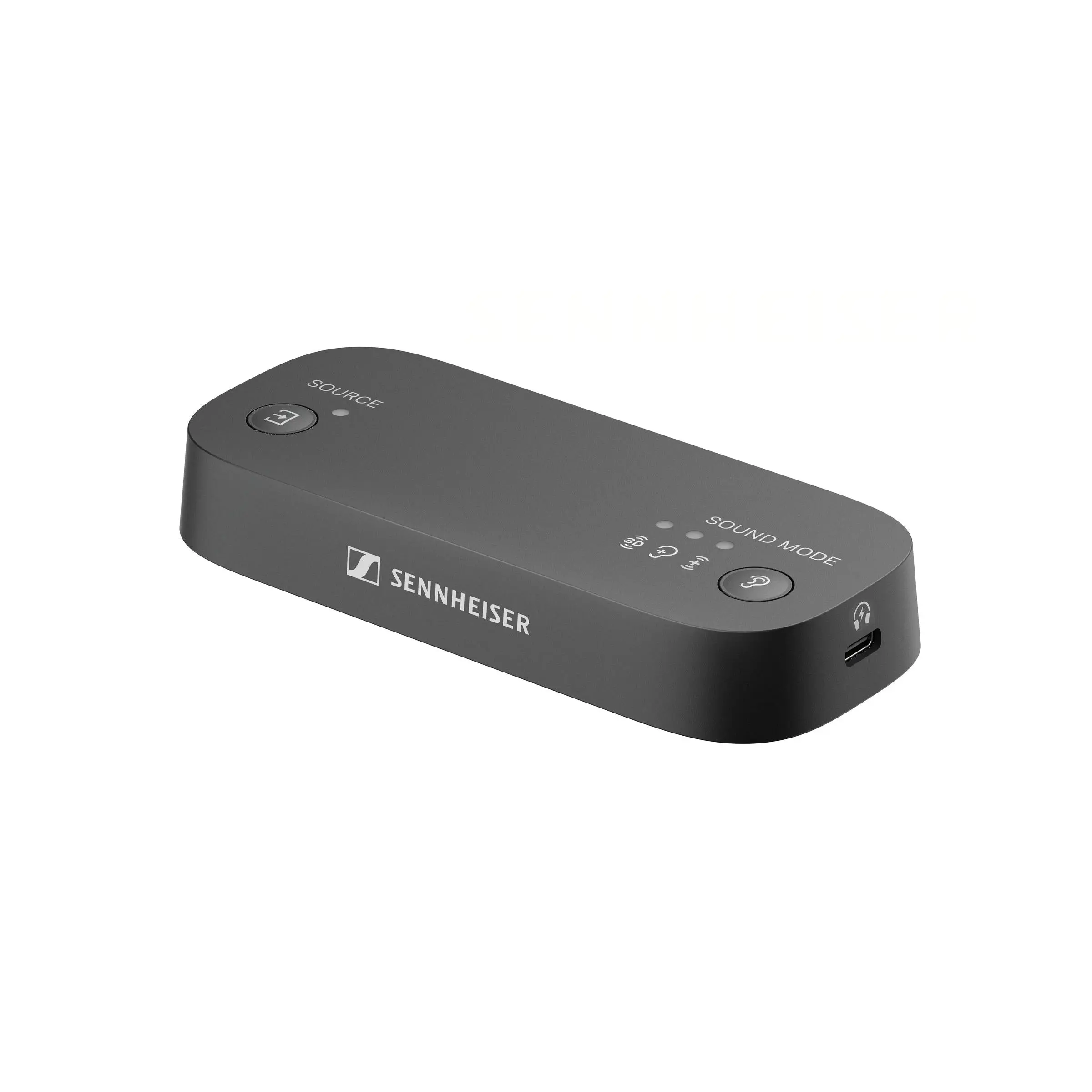 Sennheiser BTA1 TV Transmitter for Bluetooth Auracast Wireless Headphones - Virtual Surround Sound and Speech Clarity modes, connect via HDMI, Optical, Analog inputs, up to 50-meter wireless range