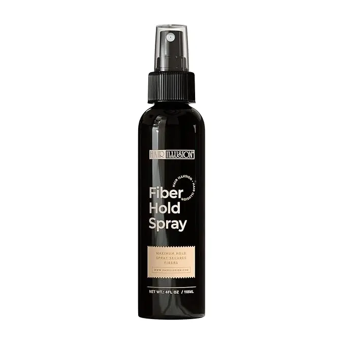 Hair Illusion Hold Spray for 100% Real Hair Fibers Secure a Long-Lasting Bond for Enhancements Good for Daily Use & Sensitive Scalp