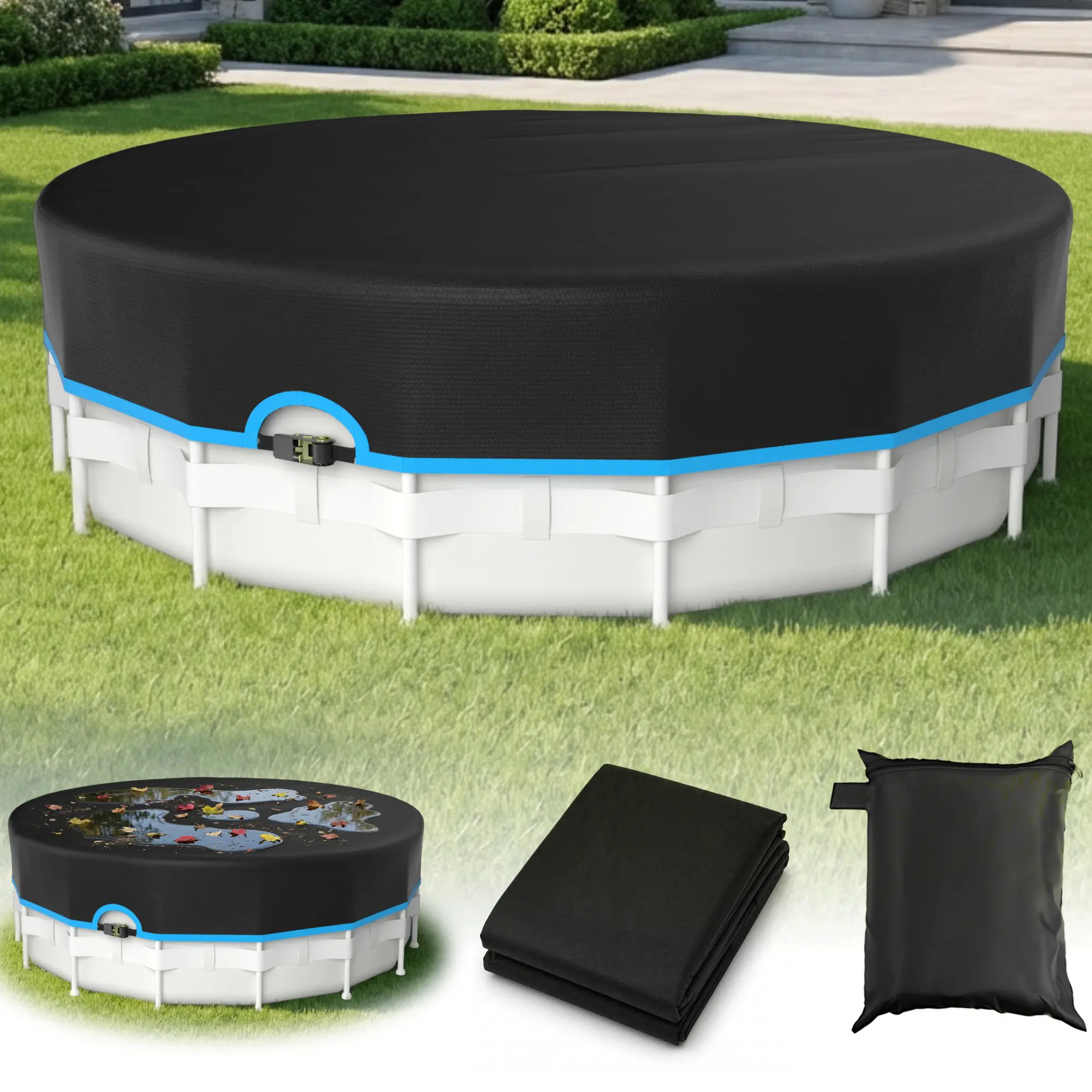 pool covers for round, rectangular, and oval pools ,10FT/12FT/14FT/15FT/16FT/18FT/20FT/21FT/22FT/24FT/9*18FT/8*14FT/12*18FT/12*24FT/12*22FT/12*20/14*28FT