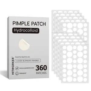 360 Pcs Acne Patches for Face, Hydrocolloid Zit Covers, Invisible Spot Remover, Facial Blemish Treatment, Concealer Stickers, Skin Care Solution, Blemish Barrier Patches