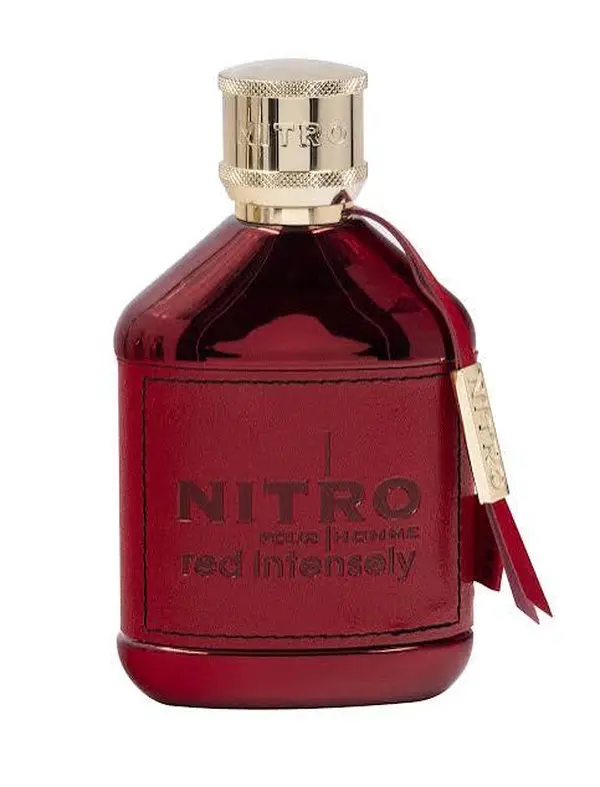 Dumont Nitro Red Intensely 3.4 Fl Oz Extrait De Parfum for Men - Aquatic Woody, Rich Sensual Long-Lasting Unisex Fragrance