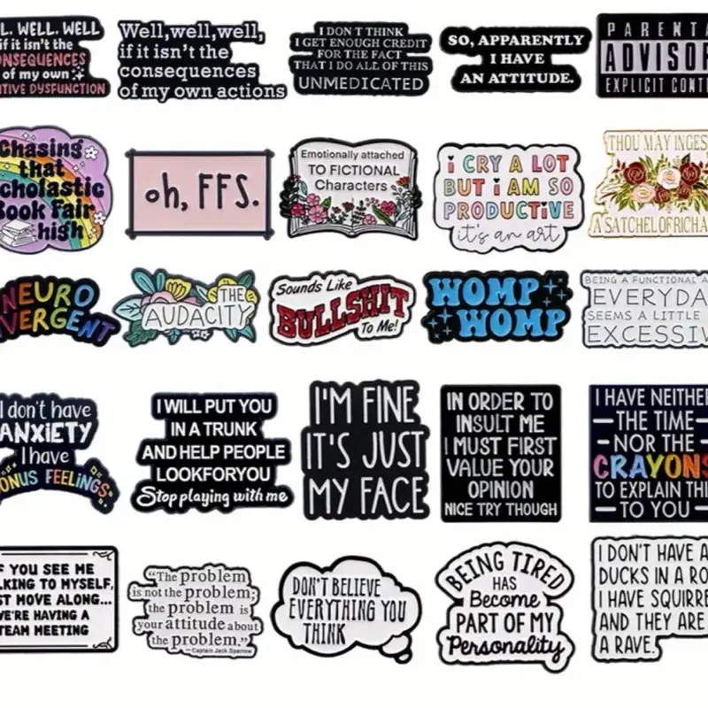 Funny Humorous Enamel pins