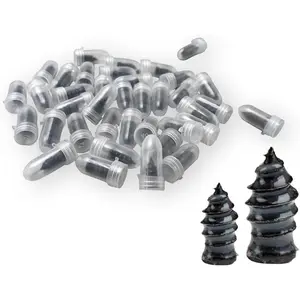 Universal Tire Repair Nail Kit - Sealant-Coated, Multi-Size Quick-Insert Rubber Plugs, Car Repair Tools, Automotive Vehicle Tool for Vacuum Tires Emergency Puncture Fix (Car, ATV)