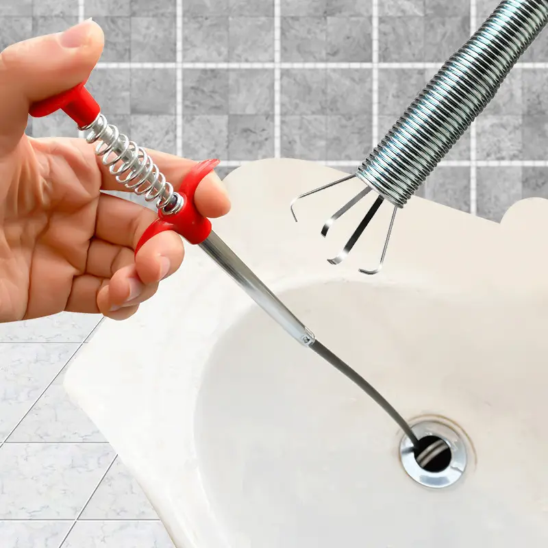 Drain Snake, Drain Clog Remover - Gutter Cleaning Tools Drain Cleaner for Toilet Sewer Shower Kitchen Bathroom Tub Clogged Drains Opener Cleaning Tool