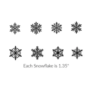 NEW! Bundle Snowflakes Simple Screen™ Reusable Stencil Silkscreen