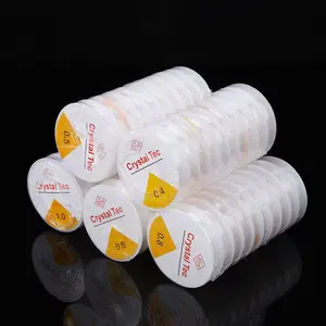 Clear Elastic Stretch Crystal String Cord for Jewelry Making Bracelet Beading Thread 19 feet 0.5/0.6/0.6/0.8mm thickness